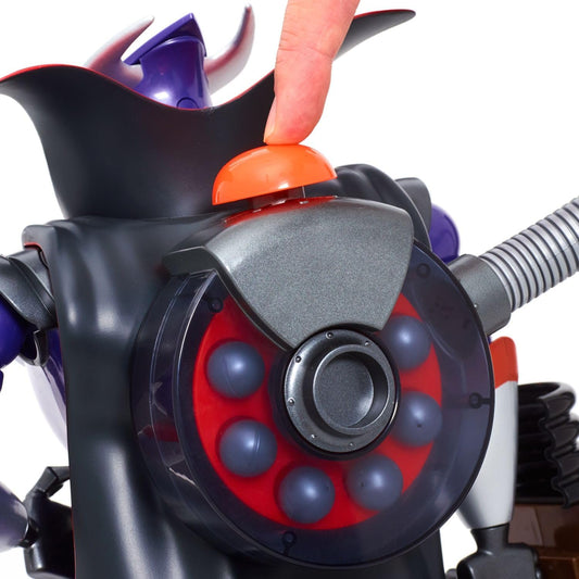 Disney Store Figura de acción interactiva oficial de Zurg de Toy Story, cuenta con sonidos y frases