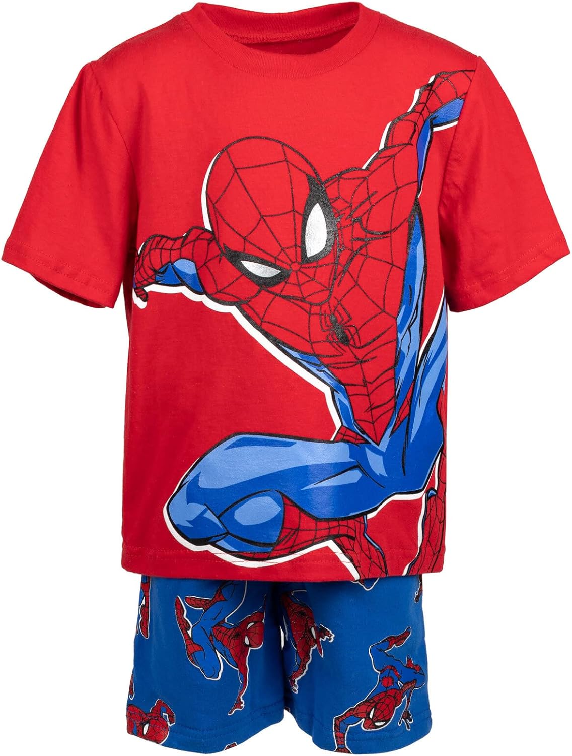 Marvel Conjunto de camiseta de Spider-Man y pantalones cortos