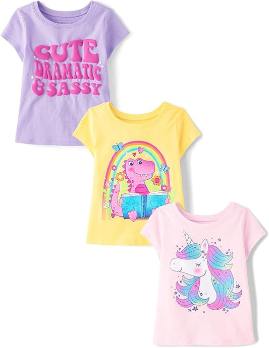 The Children's Place Camisetas gráficas de manga corta