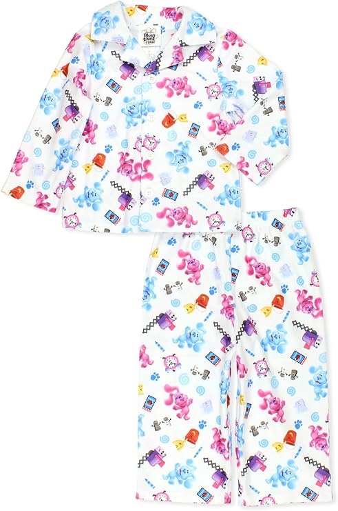Nickelodeon Blue's Clues & You - Conjunto de pijama de franela