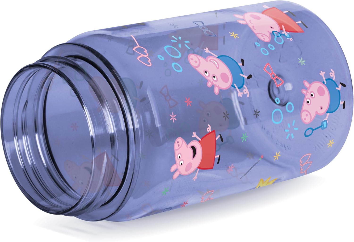 Simple Modern Peppa Pig - Botella de agua para niños, de plástico, sin BPA