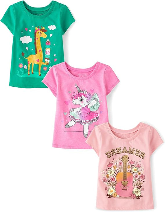 The Children's Place Camisetas gráficas de manga corta