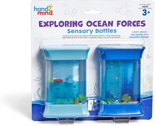 hand2mind Botellas sensoriales explorando las fuerzas oceánicas