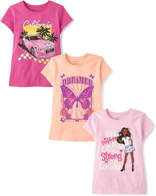 The Children's Place Camisetas gráficas de manga corta