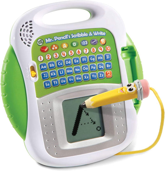 Leapfrog Mr. Garabatos y escritura a lápiz