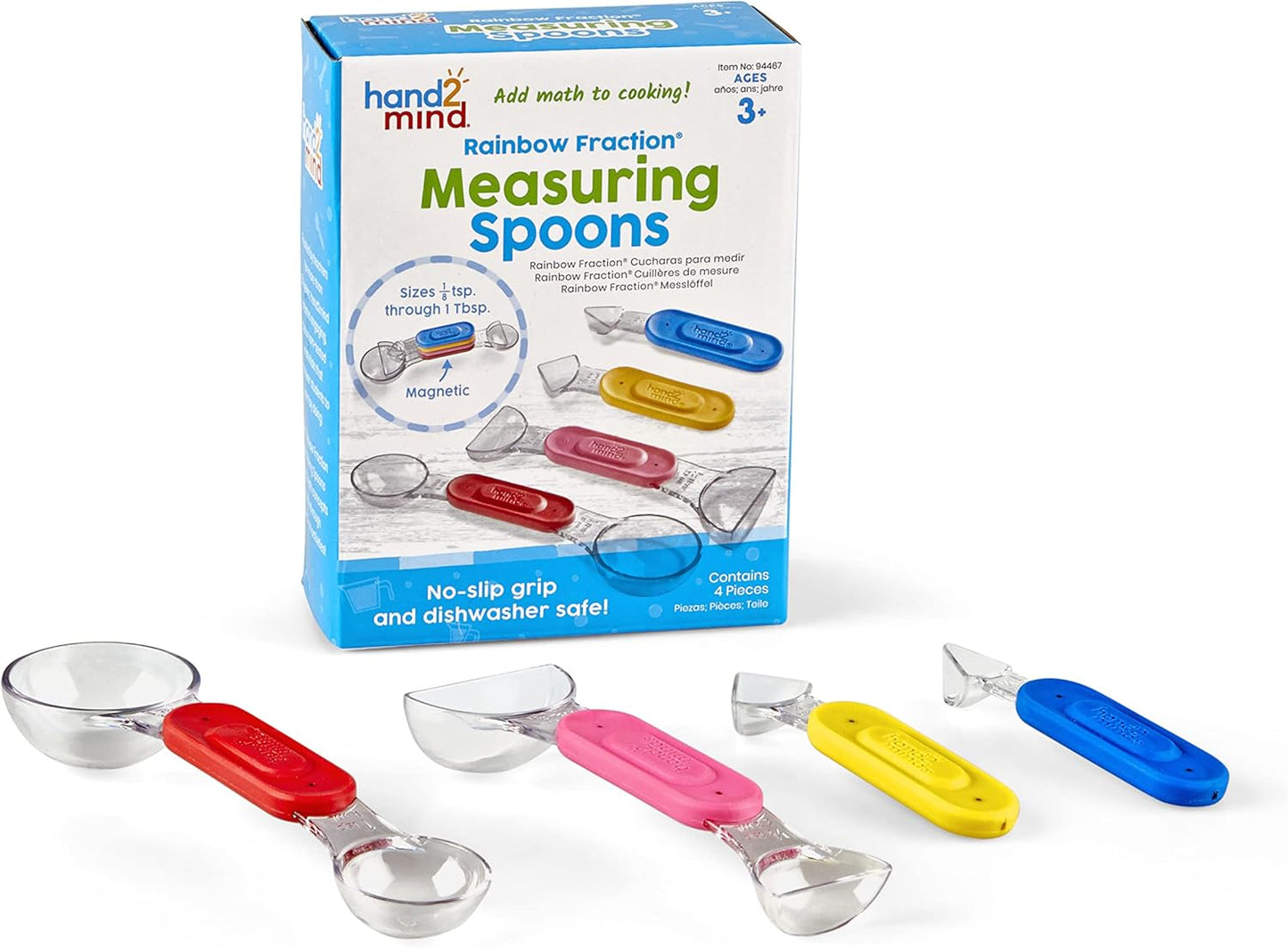 hand2mind Cucharas medidoras de fracciones