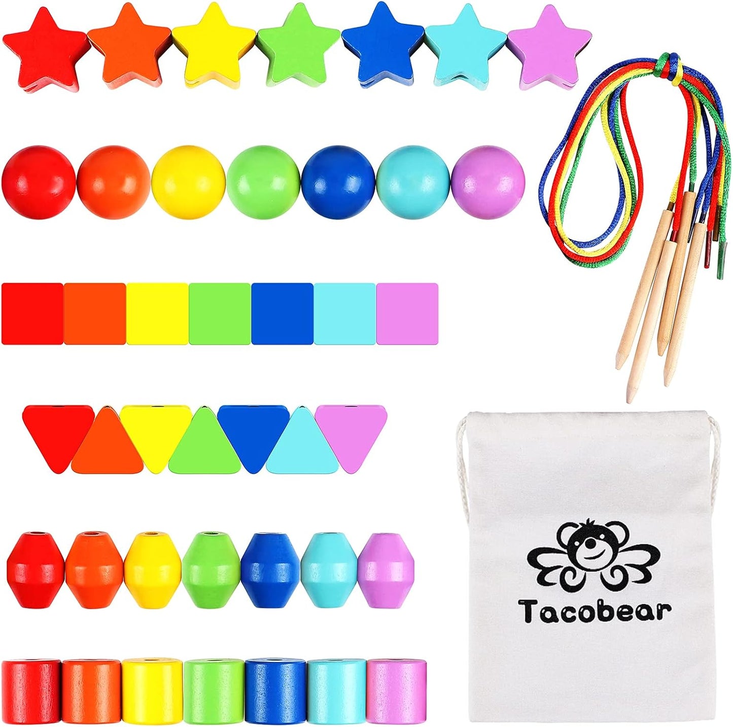 cuentas de cordones Montessori
