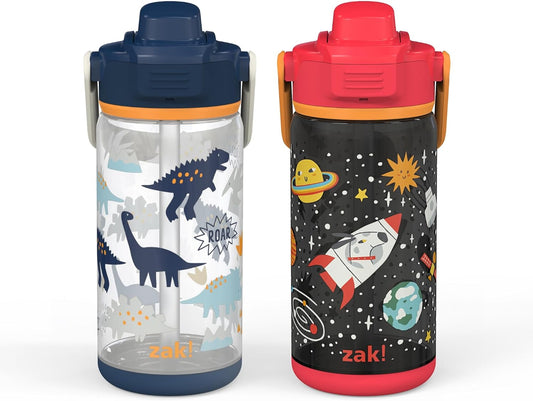 Zak Juego de 2 botellas de 16 onzas cada una, plástico duradero