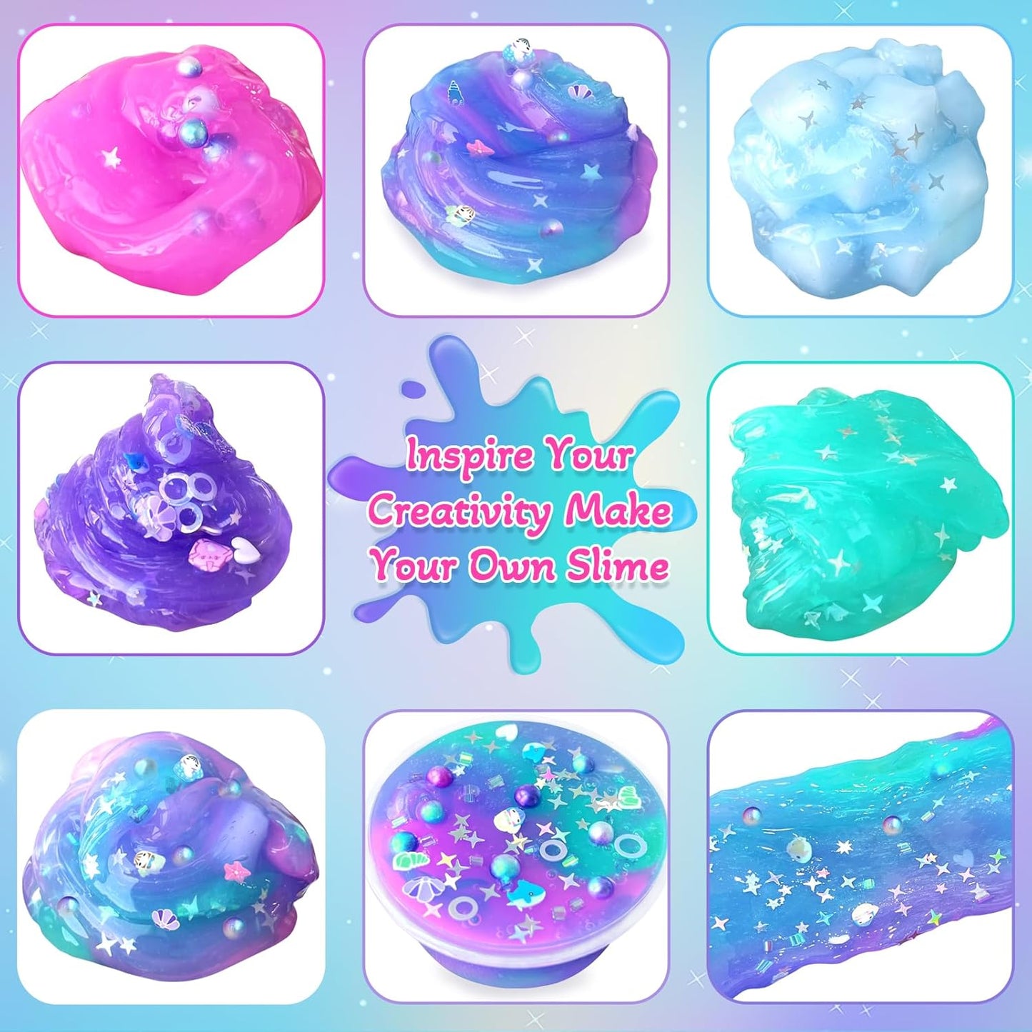 Kit de slime de sirena