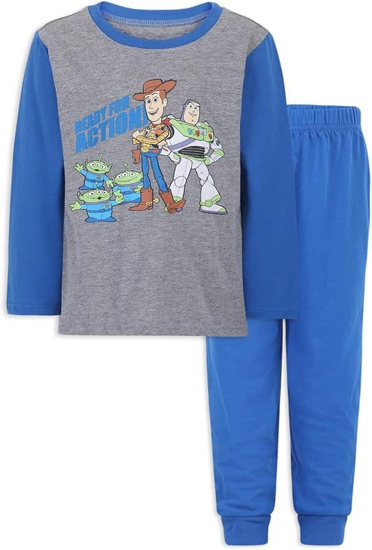 Disney Toy Story Buzz Lightyear, Woody and Aliens - Conjunto de camisa y pantalones de manga larga (Copia)
