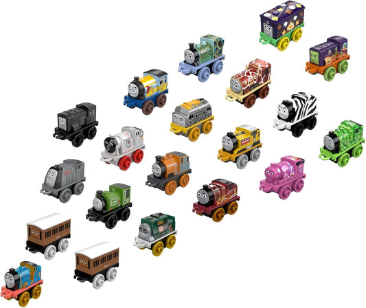 Thomas & Friends Trenes de juguete MINIS - Paquete de 20 motores de empuje