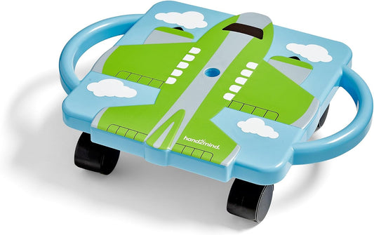 hand2mind - Patinete verde para interiores con asas