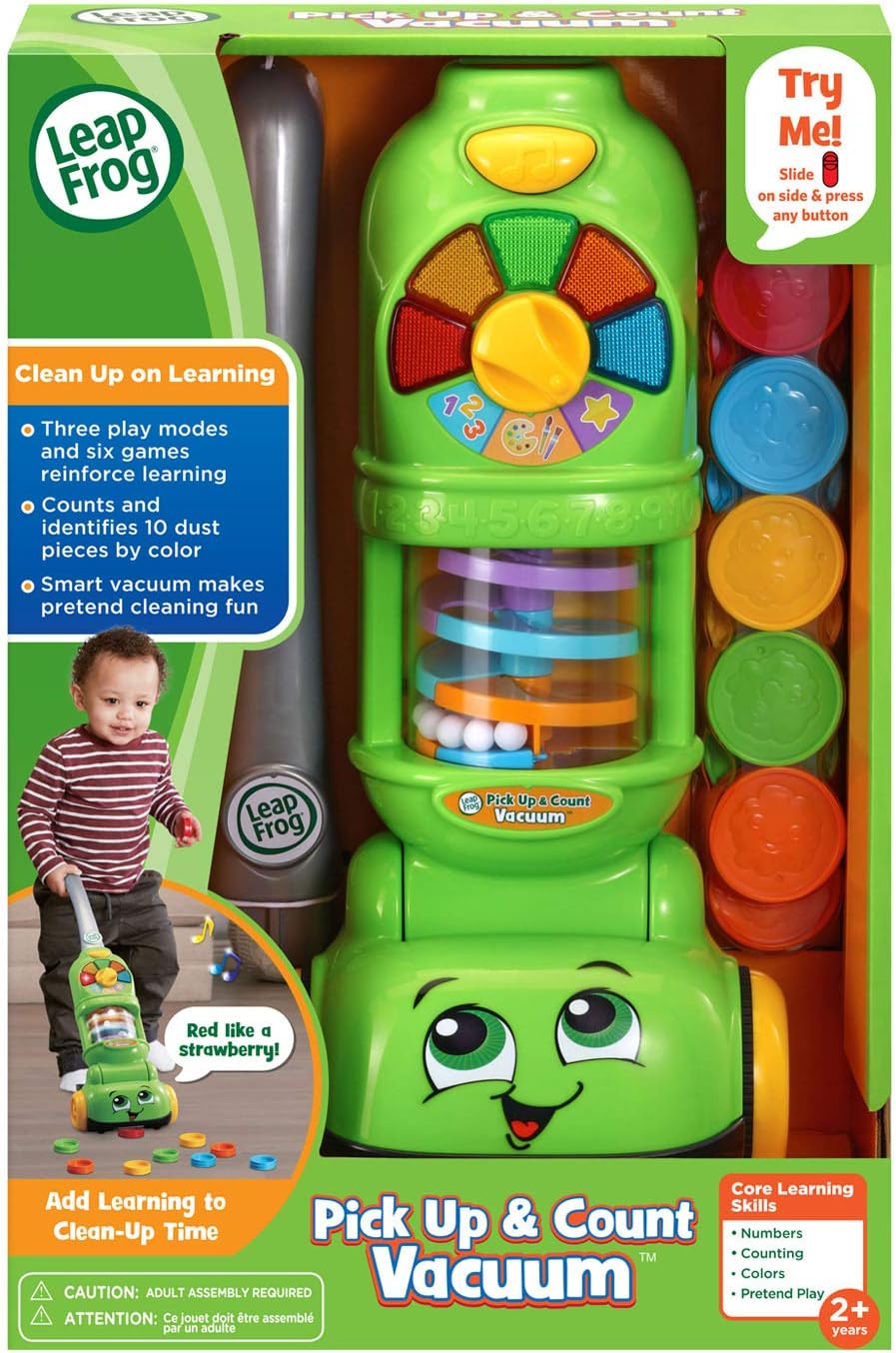 LeapFrog - Aspiradora de juguete para recoger y contar