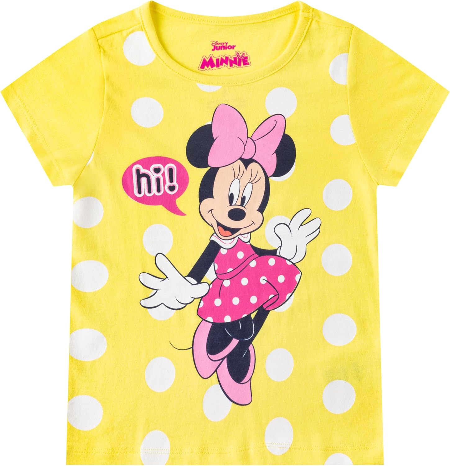 Disney Minnie Mouse - Paquete de 3 camisetas de manga corta