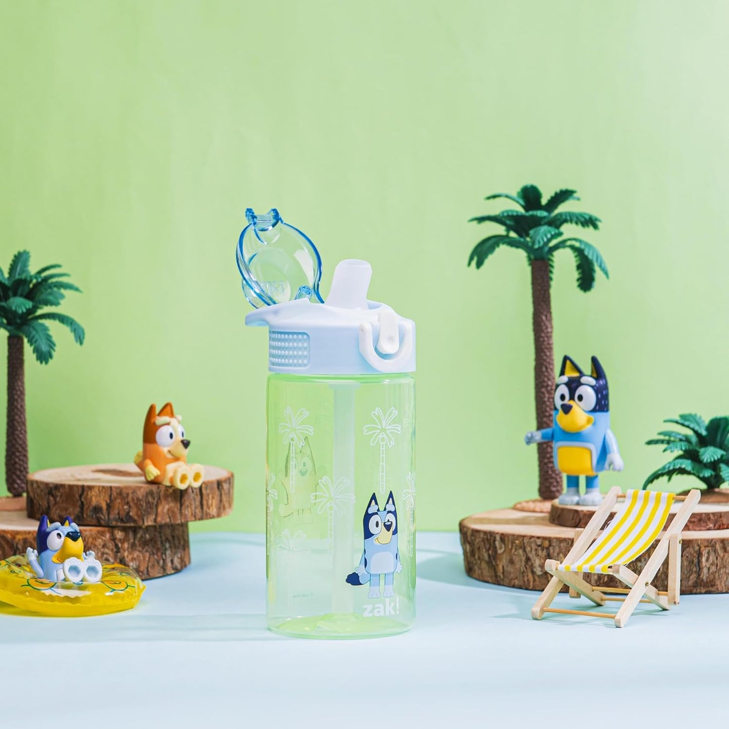 Zak Designs Botella de agua plástico duradero, 16 onzas