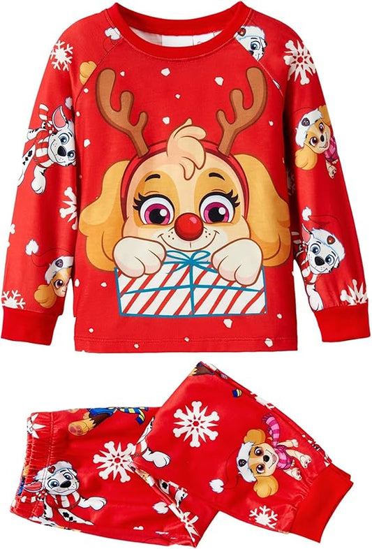 Paw Patrol Conjunto de pijamas de Navidad