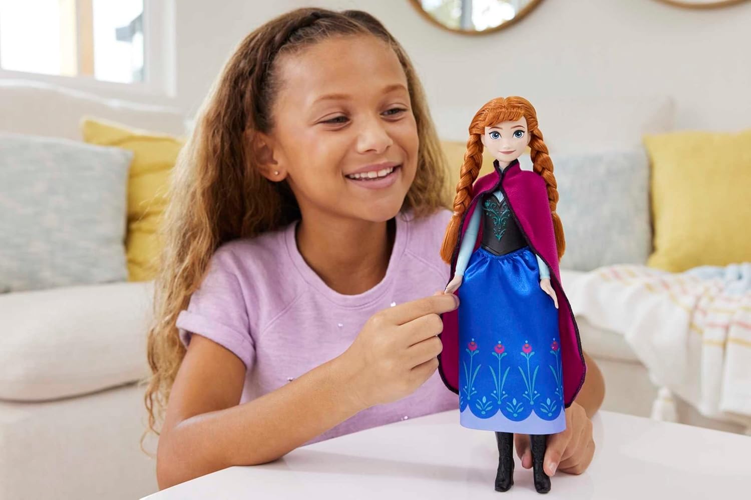 Mattel Disney Frozen Toys, muñeca Anna