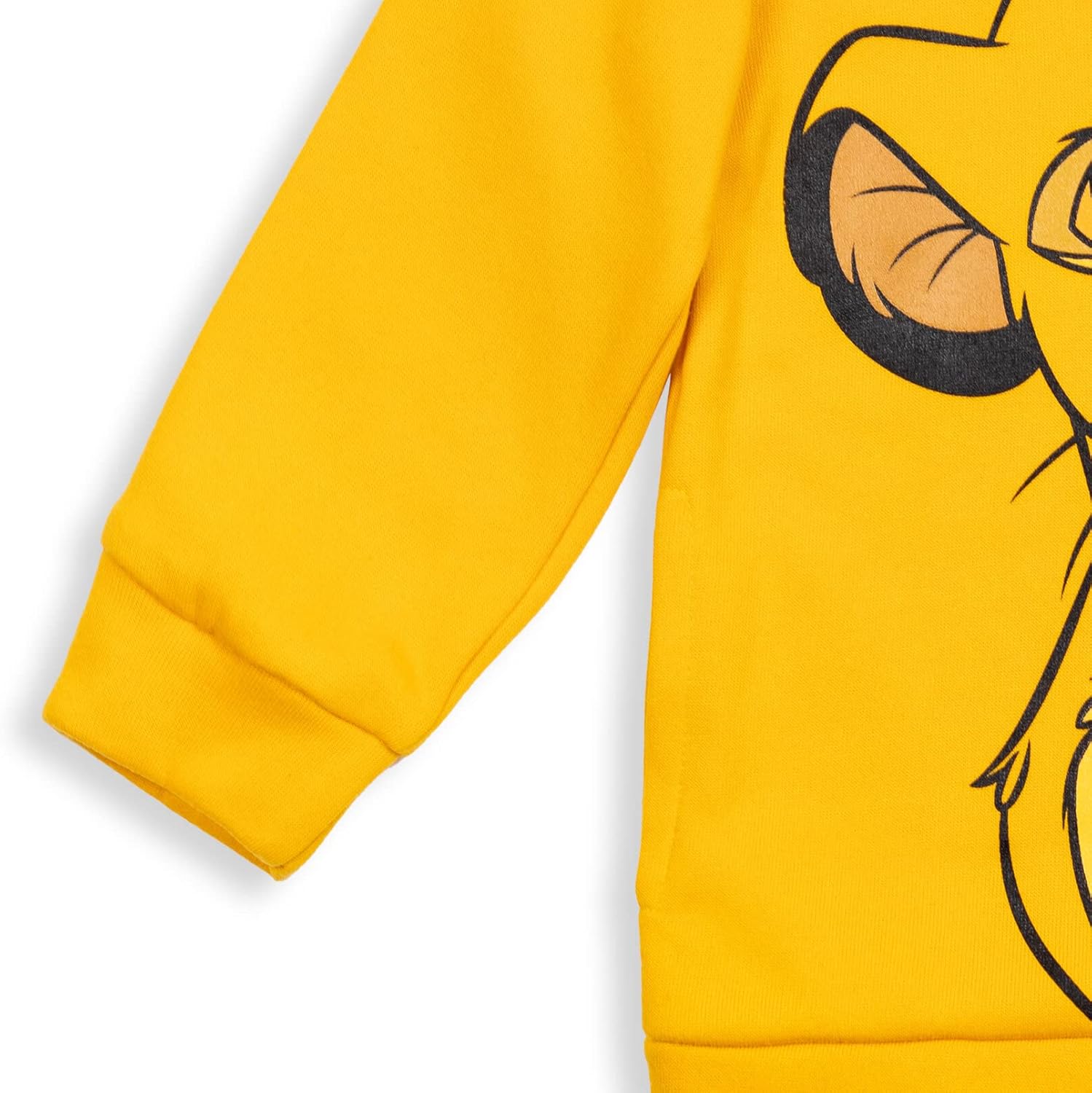 Disney Conjunto de sudadera con capucha y pantalones de forro polar del Rey León