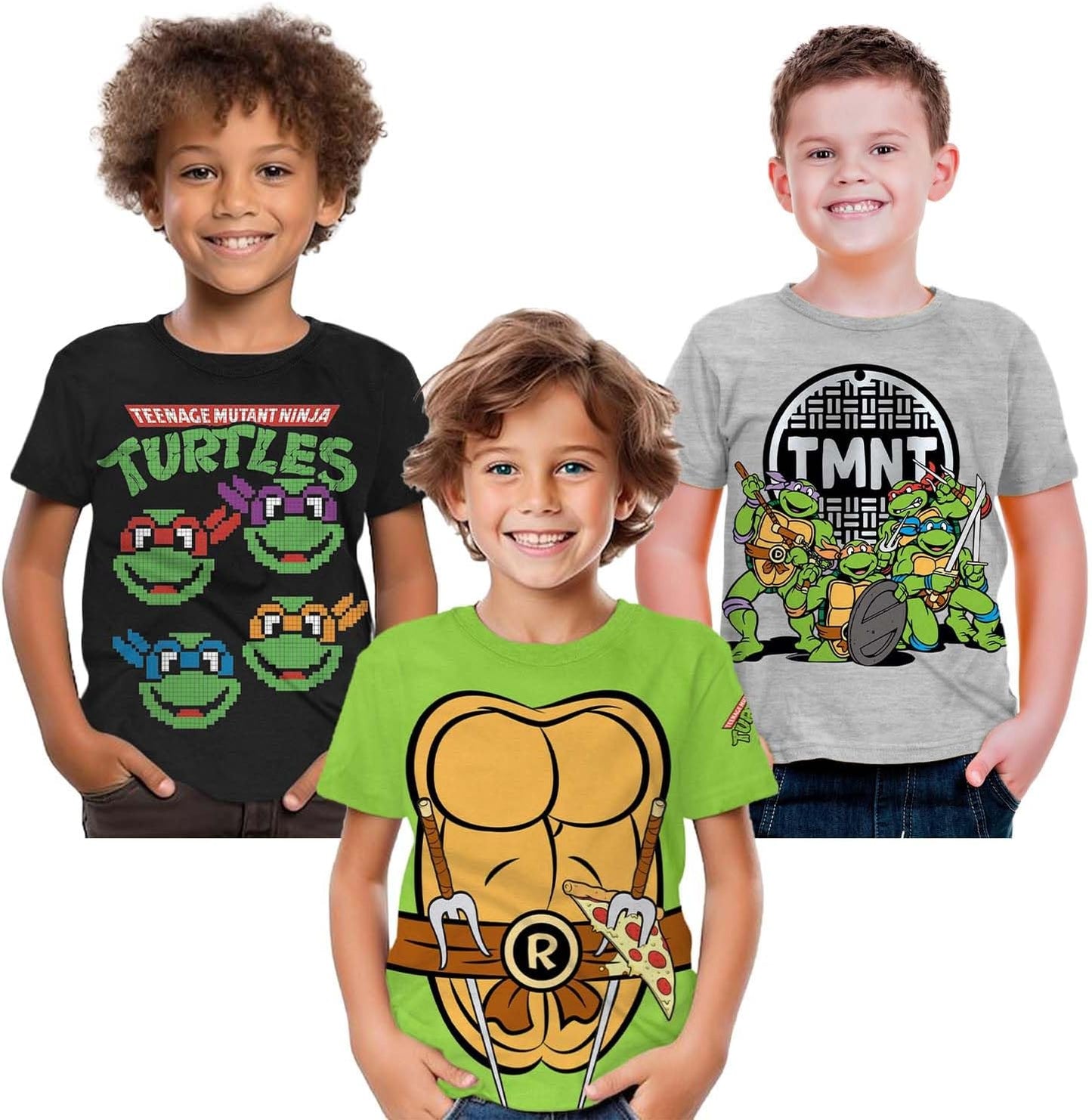 Camiseta de las Tortugas Ninja (conjuntos) 