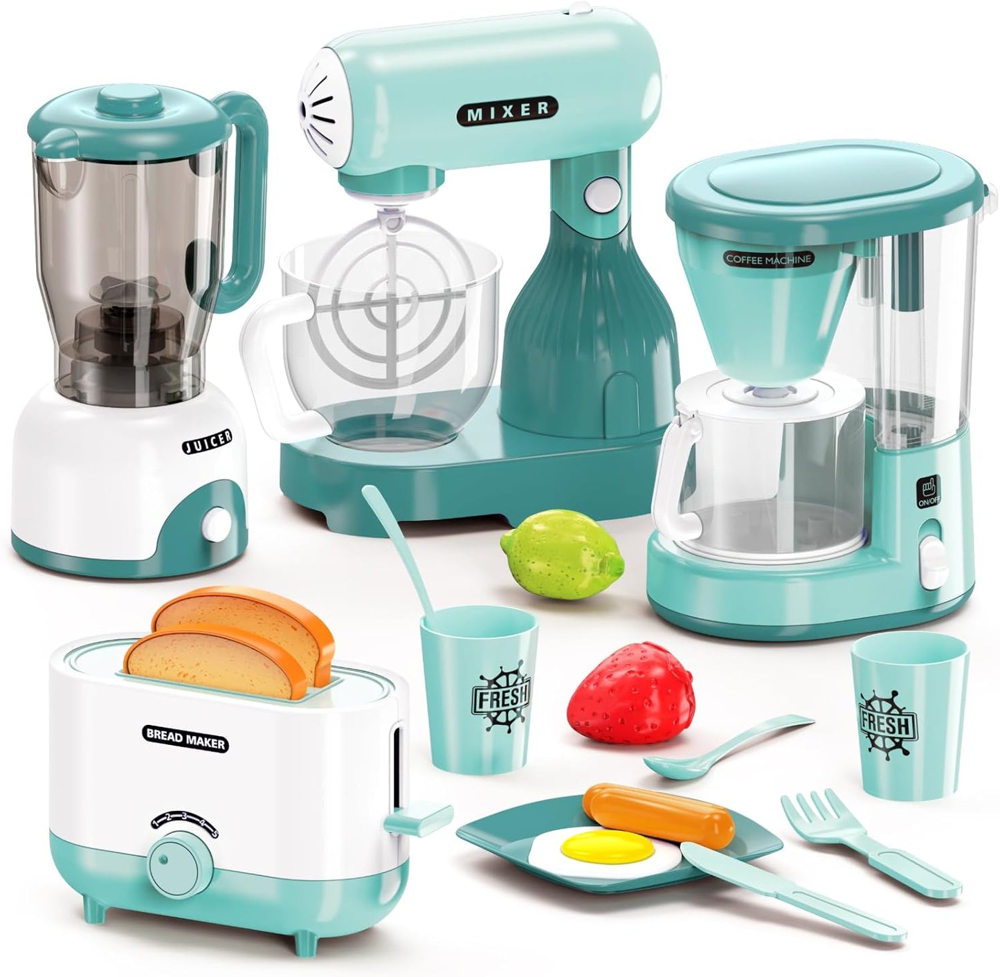 Juego de accesorios de cocina con luz y sonido