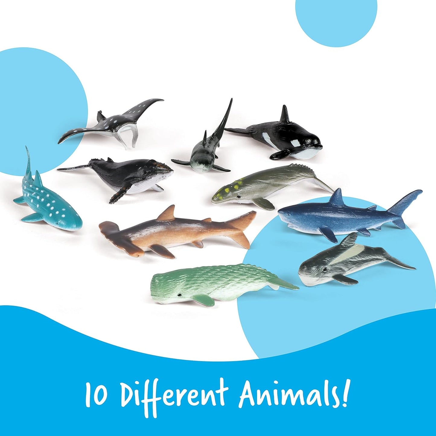 Learning Resources - Juego de 60 figuras de peces para contar