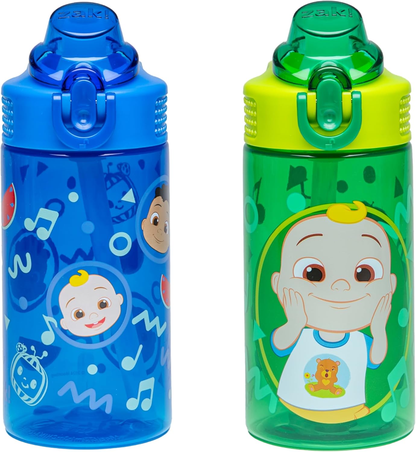 Zak Designs Cubierta de plástico duradera (16 onzas, juego de 2 unidades)