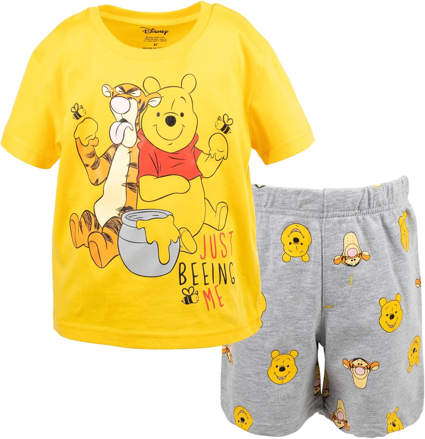 Conjunto de camiseta y pantalones cortos  Winnie the Pooh