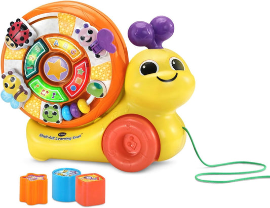 VTech Juguete de tracción de caracol de aprendizaje completo