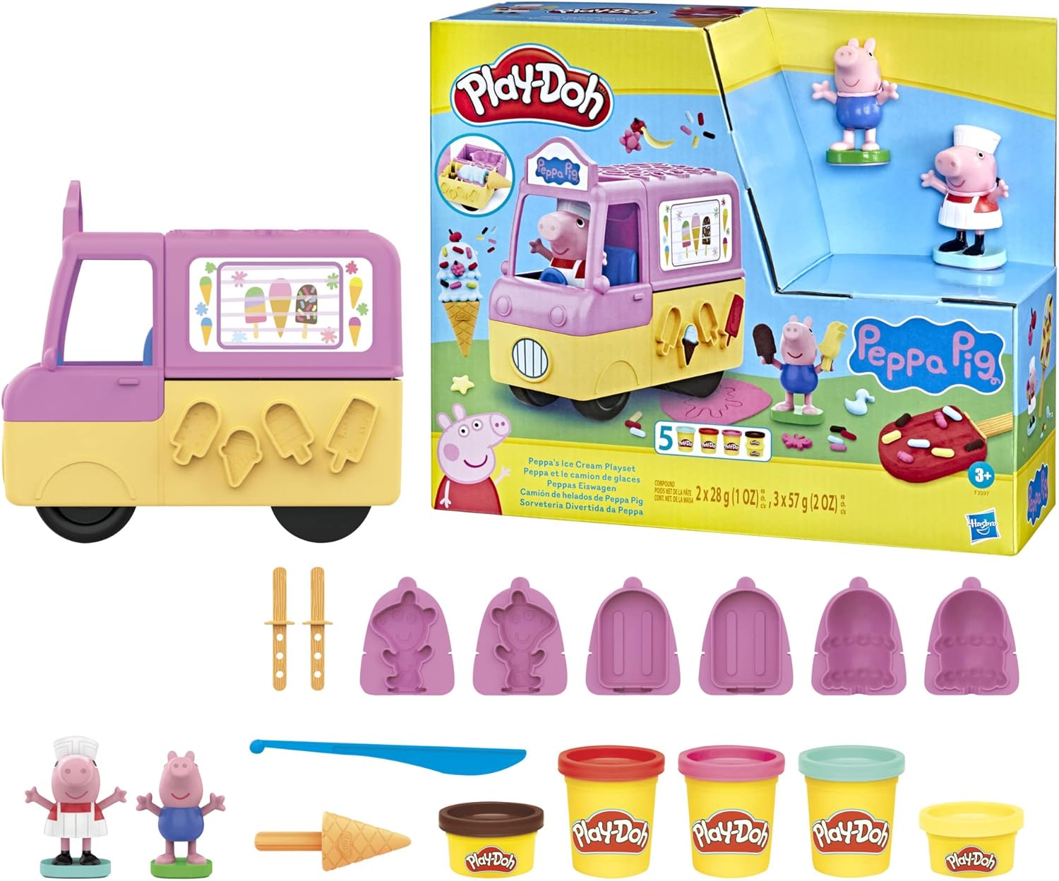 Play-Doh Peppa's - Juego de helado 