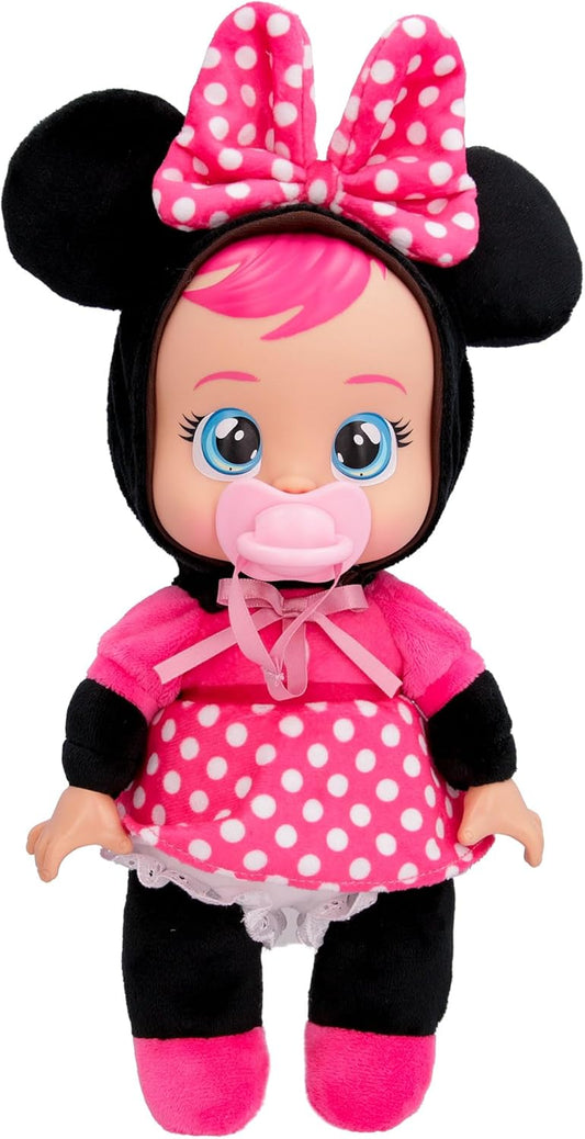 Cry Babies Disney - Muñeca de peluche de 9 pulgadas inspirada en Disney Minnie Mouse