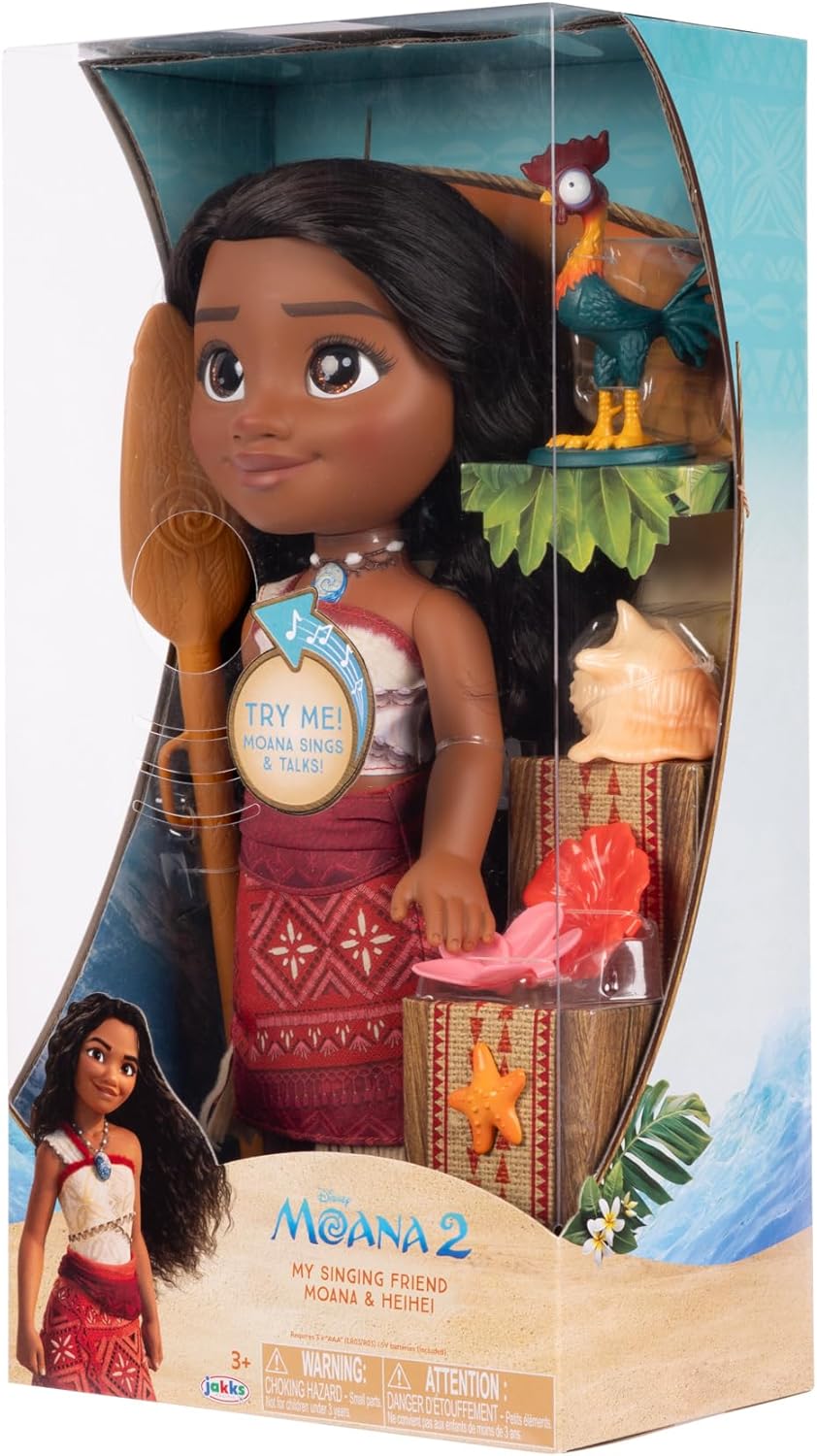 Disney Moana 2 My Singing Friend Moana Doll & Heihei