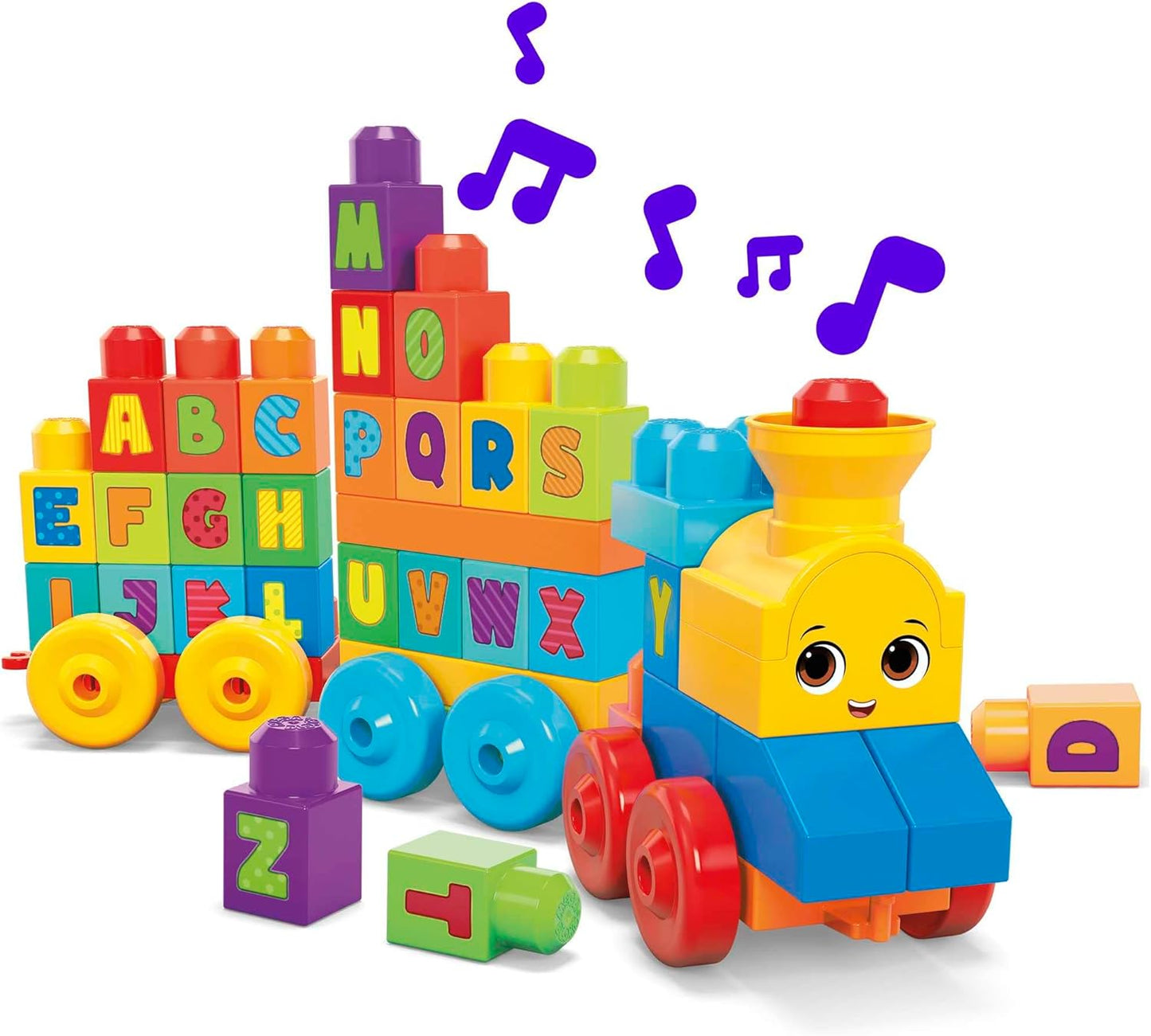 Tren musical ABC con 50 piezas, música y sonidos