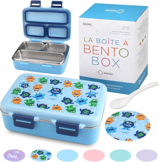 kinsho Lonchera Bento de acero inoxidable