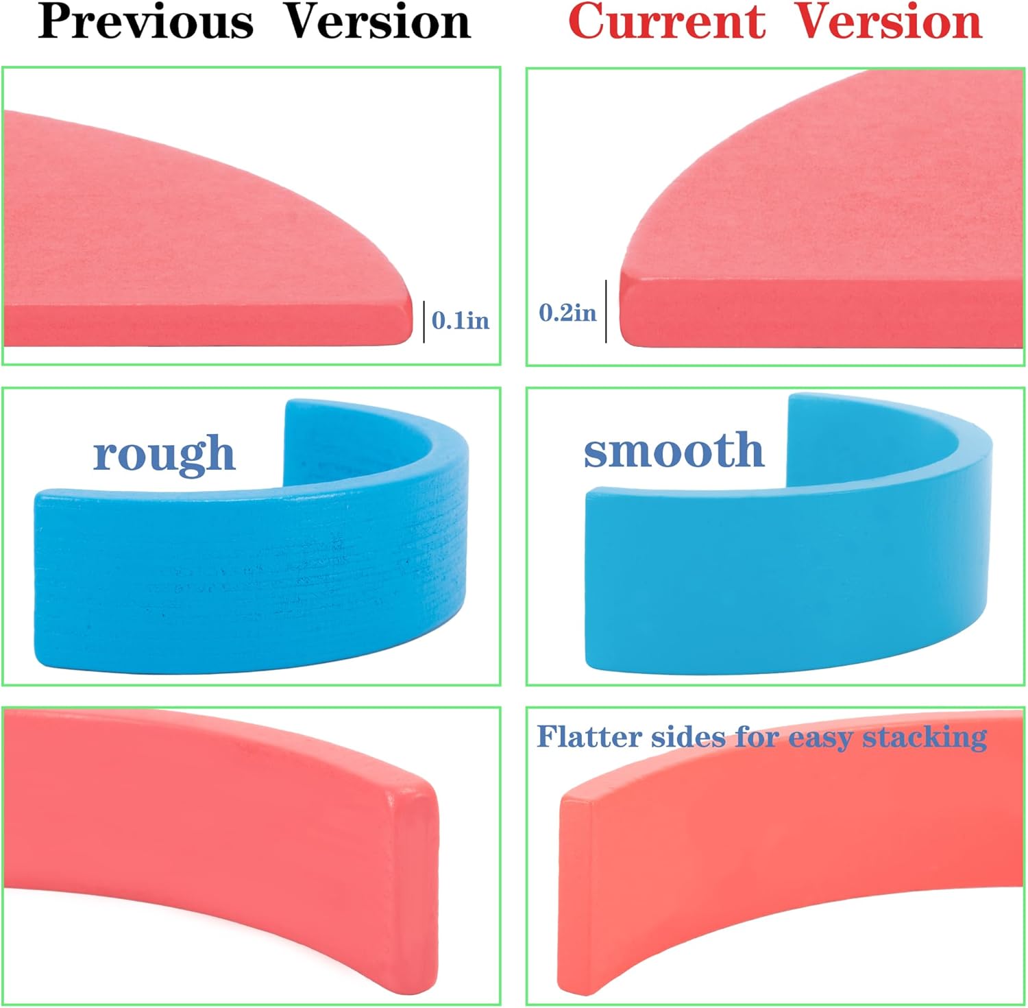 Juego de apilador de madera Rianbow 4 en 1 Montessori 