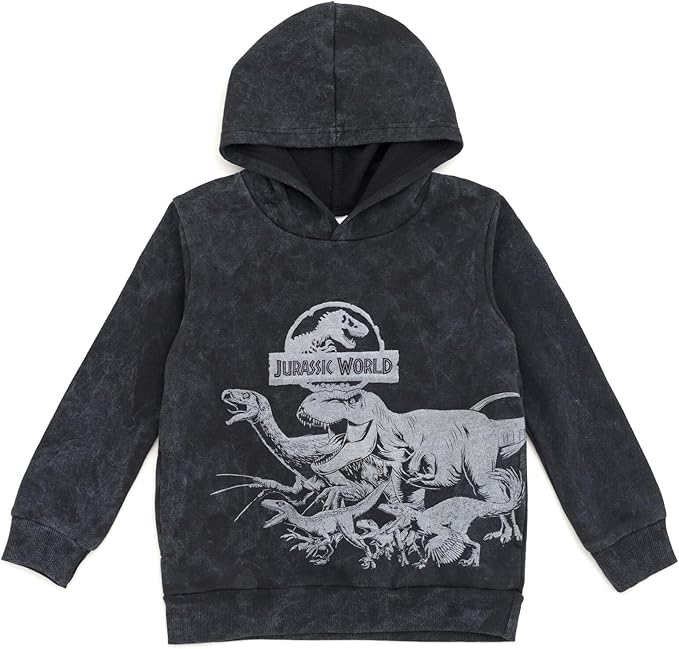 Jurassic World Dinosaur T-Rex - Sudadera con capucha de forro polar