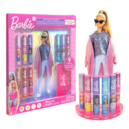Townley Girl Barbie - Brillo de labios con soporte acrílico