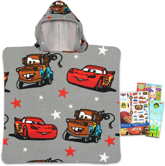 Disney Juego de toallas con capucha Cars