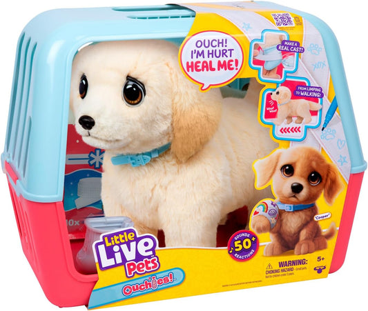 Little Live Pets Peluche de 50 sonidos, juguete y transportador