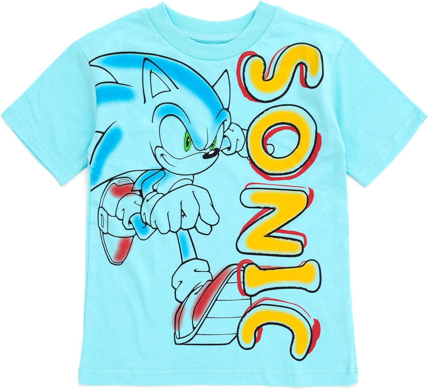 SEGA Sonic  - Paquete de 4 camisetas