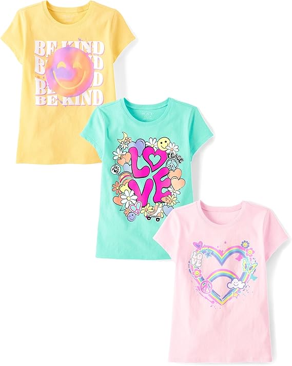 The Children's Place Camisetas gráficas de manga corta