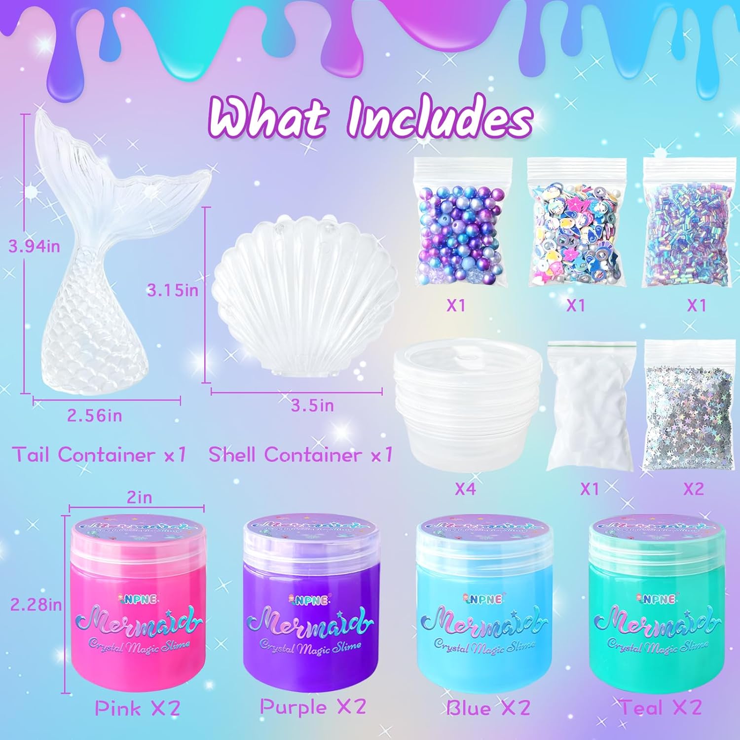 Kit de slime de sirena