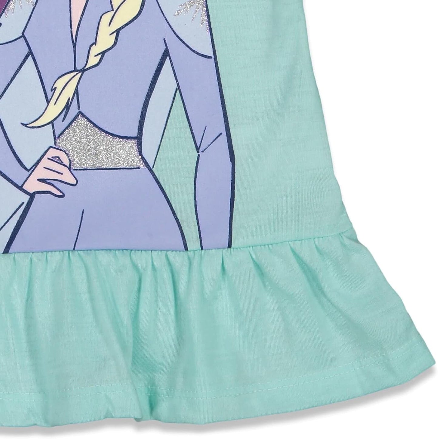 Disney Frozen Princess Anna Elsa - Conjunto de camiseta y pantalones 