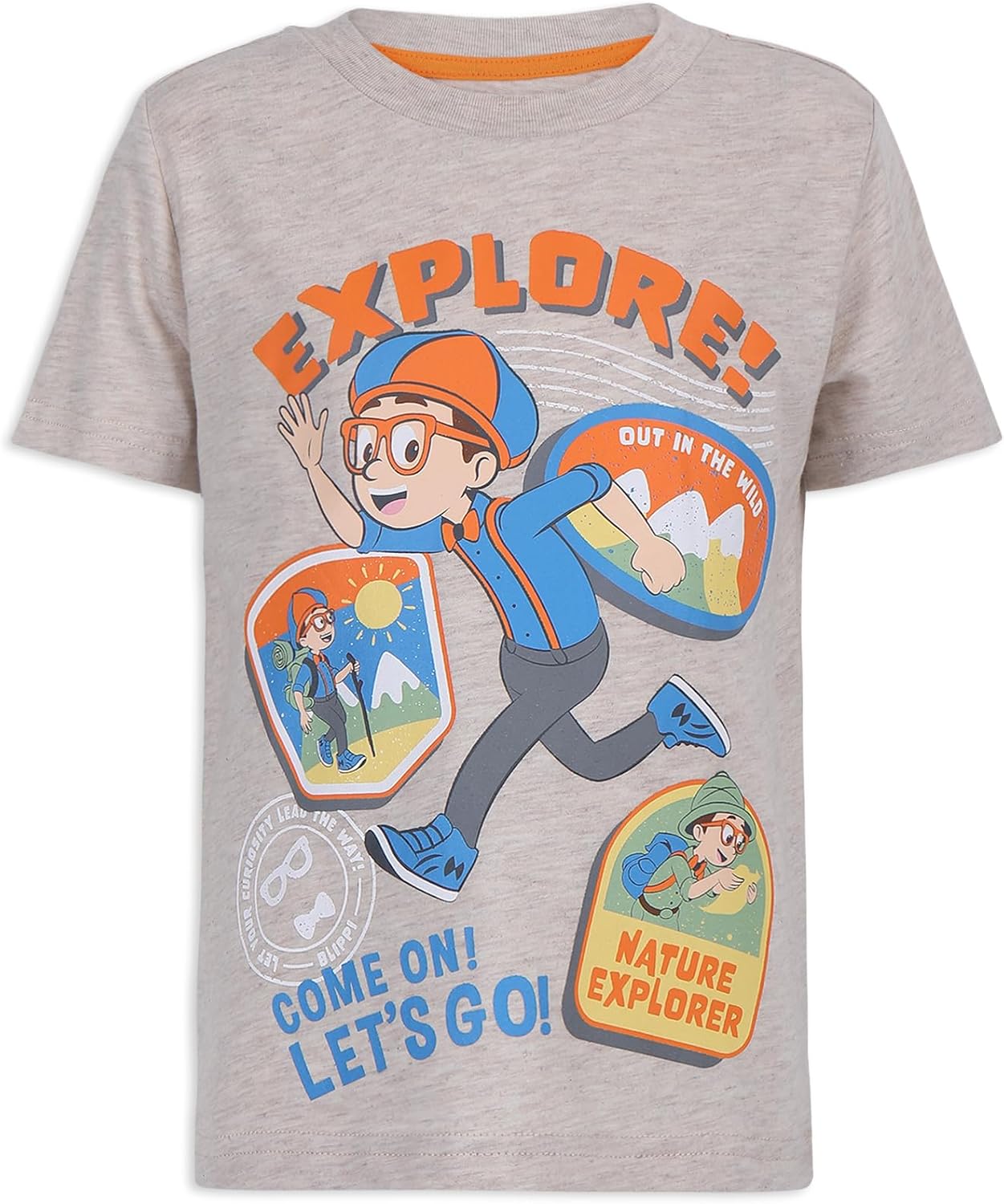 Blippi  - Paquete de 4 camisetas de manga corta 