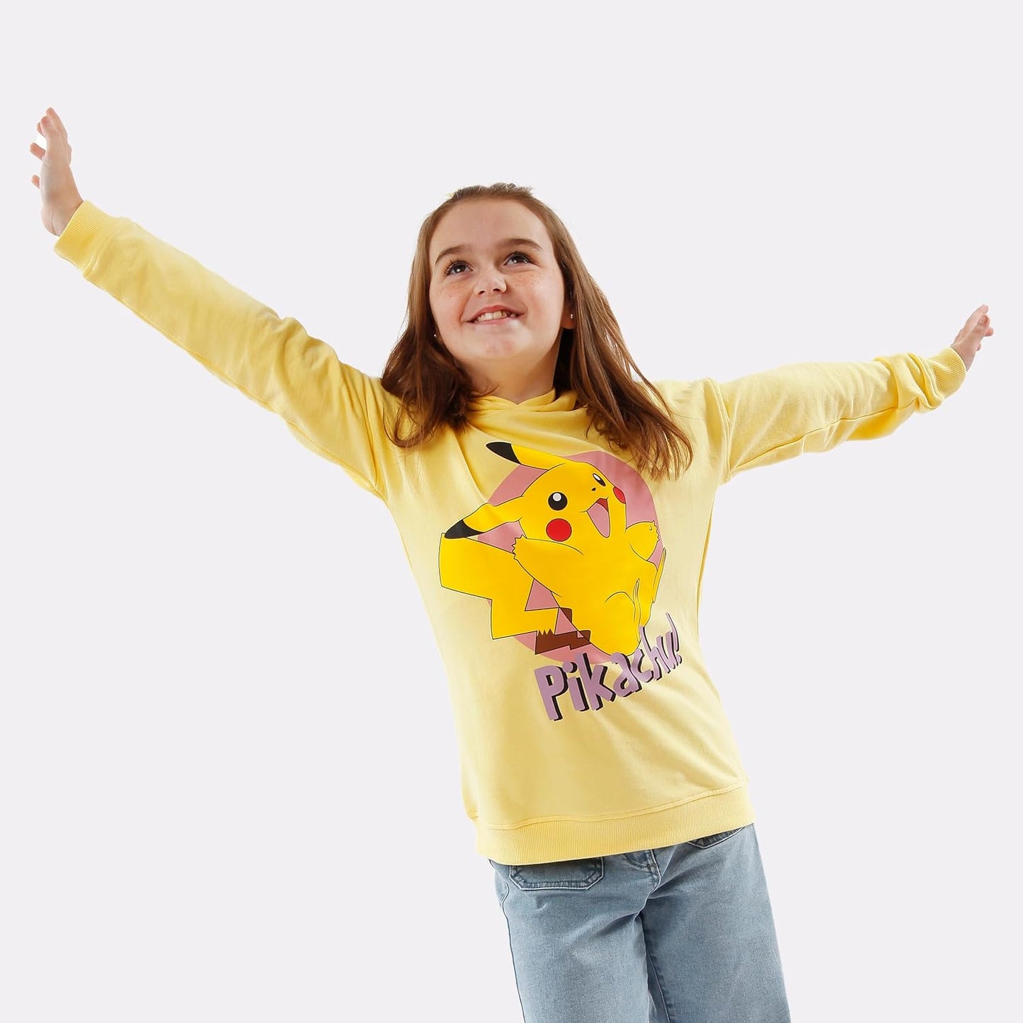 Pokemon Sudadera con capucha para niñas