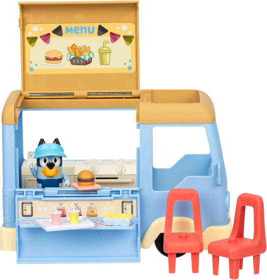 Bluey Juego de camión de comida transformable