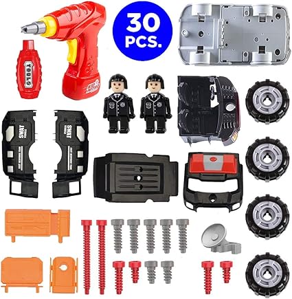 Vehículos de juguete desmontables, juego de rol, mecánico