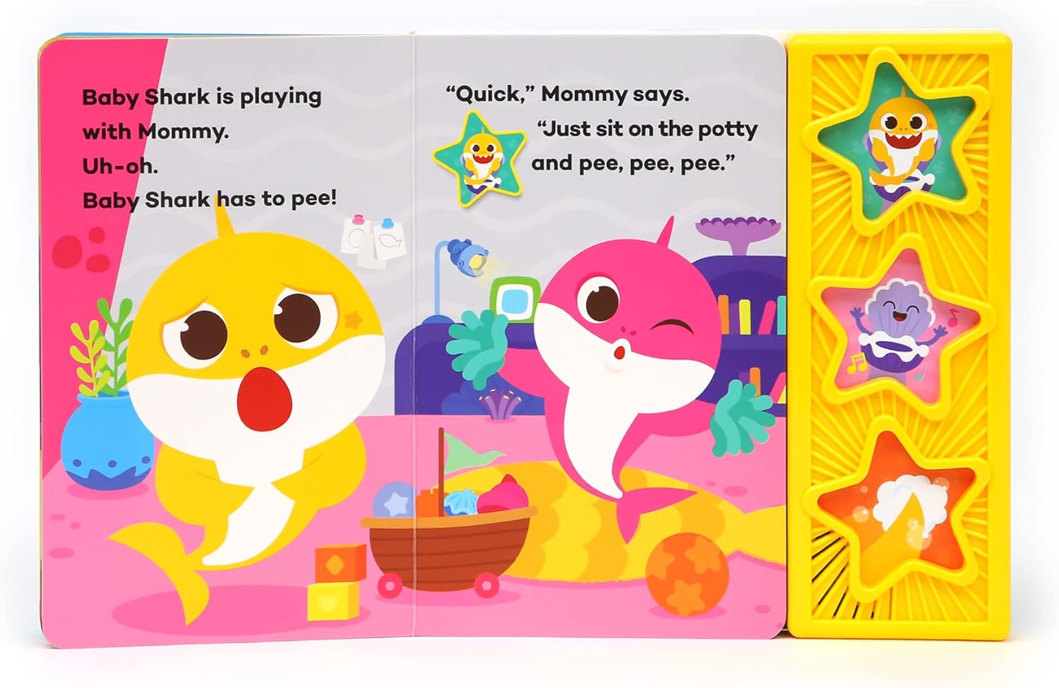 Pinkfong Baby Shark - Libro de sonidos para ir al baño Juguete Baby Shark