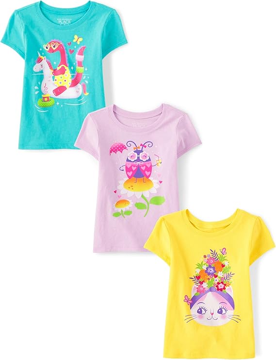 The Children's Place Camisetas gráficas de manga corta
