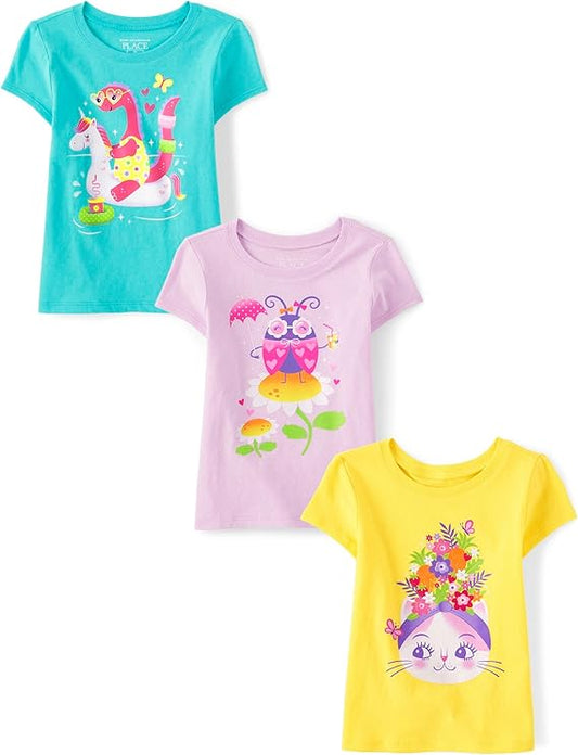 The Children's Place Camisetas gráficas de manga corta