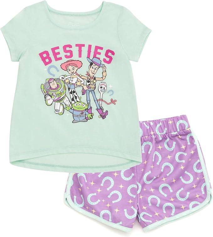 Disney Conjunto de camiseta de manga corta y pantalones cortos